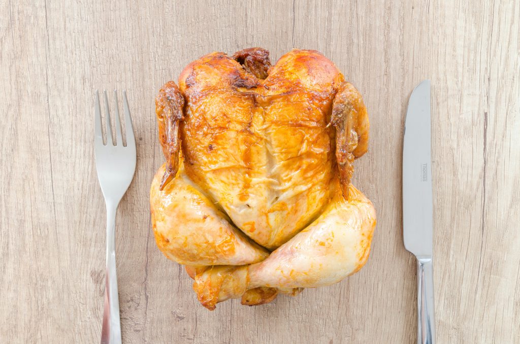 Source of protein: grilled chicken