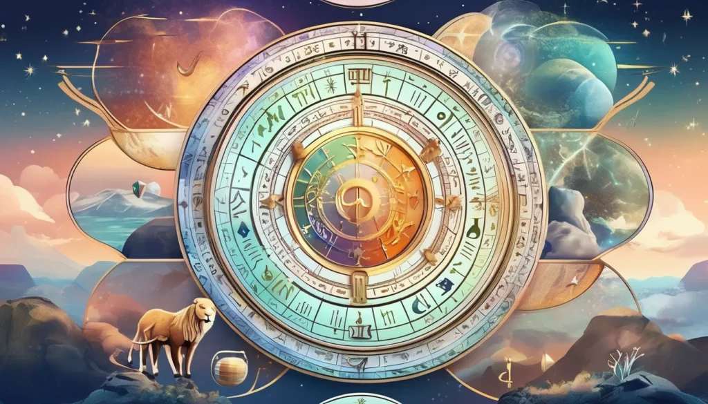 12 Zodiac Signs illustration